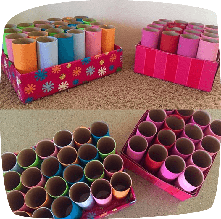 Lavoretti con i rotoli di cartone:10 idee originali
