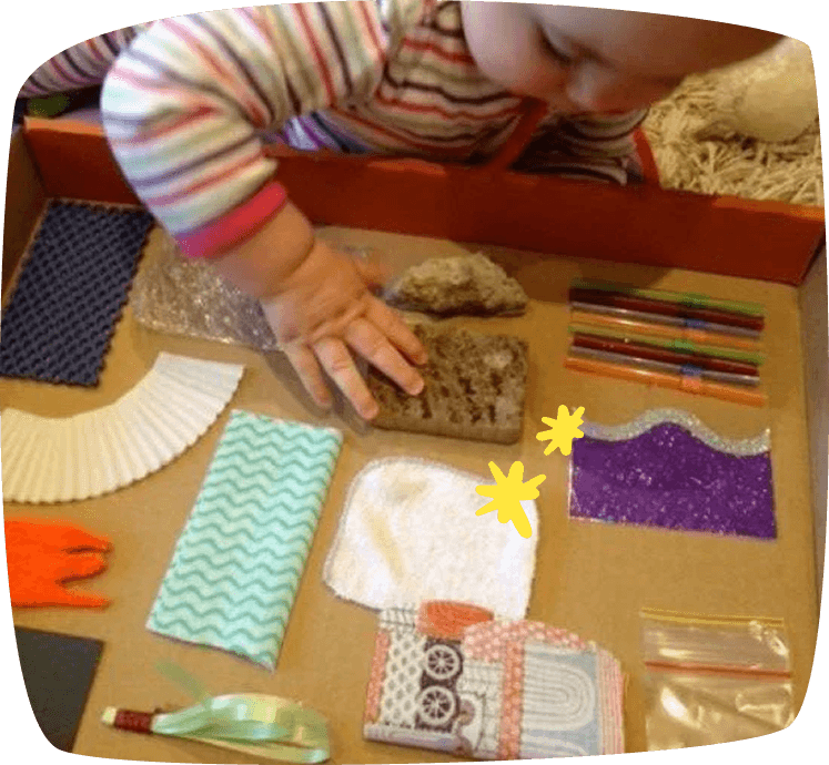 scatola degli oggetti montessori