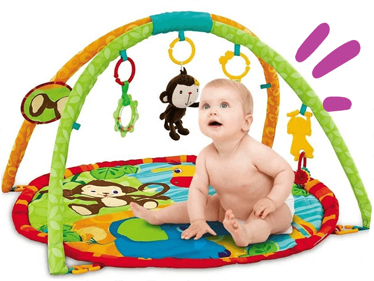 regali neonato gioca con tappeto attività
