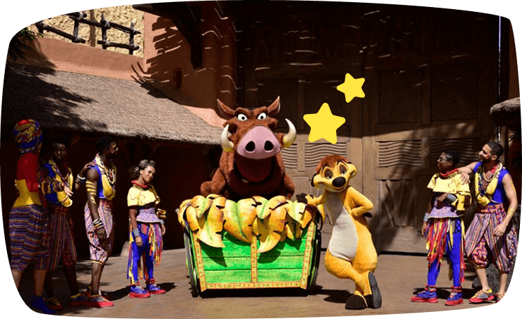 bambini a disneyland